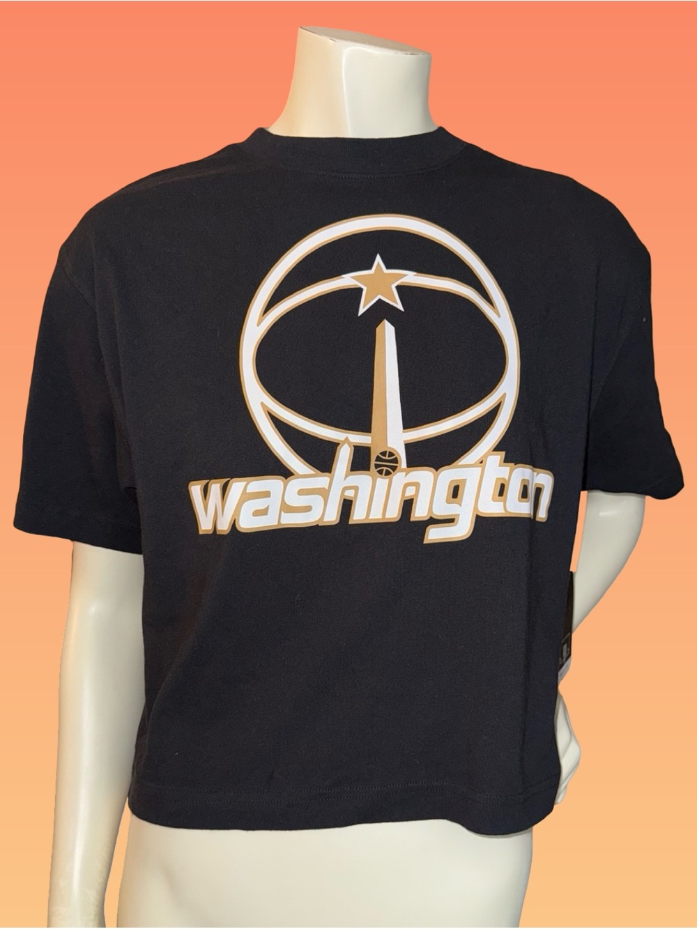 NWT Washington Wizards Women’s Cropped Graphic Tee Size M